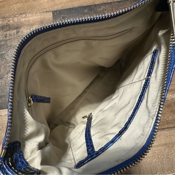 Brahmin Katie Blue Viper Melbourne Crossbody - Picture 8 of 10